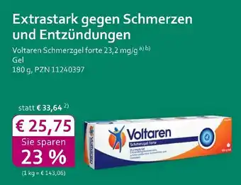 Mea Voltaren schmerzgel forte 23,2 mg/g Angebot
