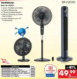Netto Marken-Discount Brandson ventilatoren Angebot