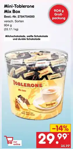 Netto Marken-Discount Toblerone mini-toblerone mix box Angebot