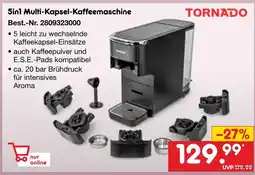 Netto Marken-Discount Tornado 5in1 multi-kapsel-kaffeemaschine Angebot