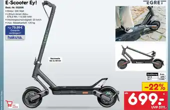 Netto Marken-Discount Egret e-scooter ey! Angebot