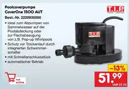 Netto Marken-Discount T.i.p. poolcoverpumpe coverone 1500 aut Angebot