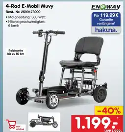 Netto Marken-Discount Eneway 4-rad e-mobil muvy Angebot