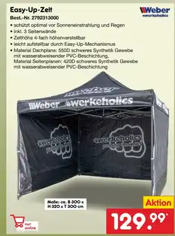 Netto Marken-Discount Weber easy-up-zelt Angebot