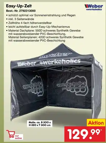 Netto Marken-Discount Weber easy-up-zelt Angebot