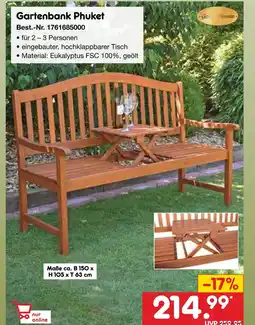 Netto Marken-Discount Gartenbank phuket Angebot