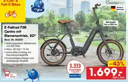 Netto Marken-Discount Sachsenrad e-faltrad f3r centro mit riemenantrieb, 20 Angebot