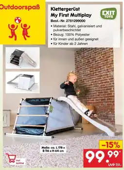 Netto Marken-Discount Exit toys klettergerüst my first multiplay Angebot