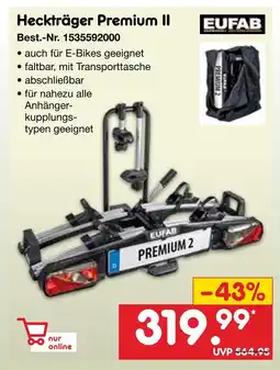 Netto Marken-Discount Eufab heckträger premium ii Angebot