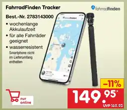 Netto Marken-Discount Fahrradfinden fahrradfinden tracker Angebot