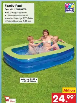 Netto Marken-Discount Happy people family-pool Angebot