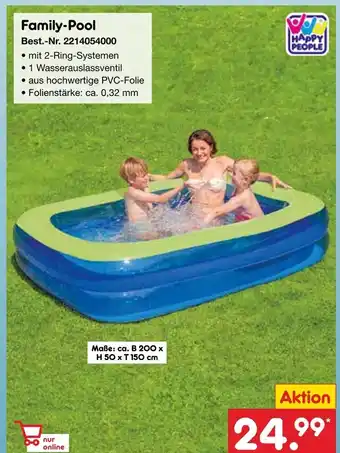 Netto Marken-Discount Happy people family-pool Angebot