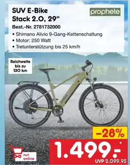 Netto Marken-Discount Prophete suv e-bike stack 2.0, 29 Angebot
