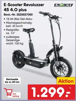 Netto Marken-Discount Enoway e-scooter revoluzzer 45 4.0 plus Angebot