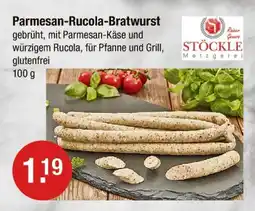 V Markt Stöckle metzgerei parmesan-rucola-bratwurst Angebot