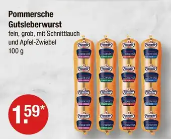 V Markt Pommersche gutsleberwurst Angebot