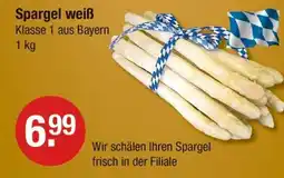 V Markt Spargel weiß Angebot