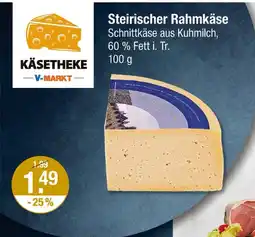 V Markt Käsetheke v-markt steirischer rahmkäse Angebot