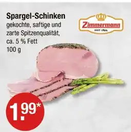 V Markt Zimmermann spargel-schinken Angebot