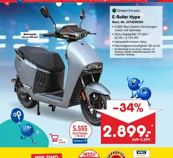 Netto Marken-Discount Greenstreet e-roller hype Angebot