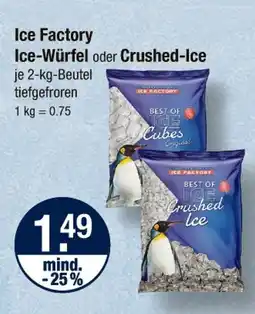 V Markt Ice factory ice-würfel oder crushed-ice Angebot