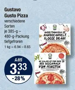 V Markt Gustavo gusto pizza Angebot