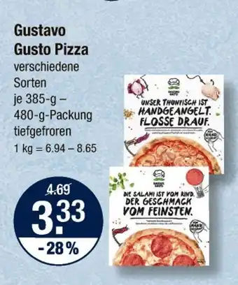 V Markt Gustavo gusto pizza Angebot