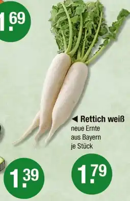 V Markt Rettich weiß Angebot