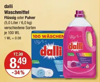 V Markt Dalli waschmittel Angebot
