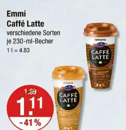 V Markt Emmi caffé latte Angebot