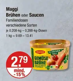 V Markt Maggi brühen oder saucen Angebot