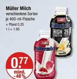 V Markt Müller müller milch Angebot
