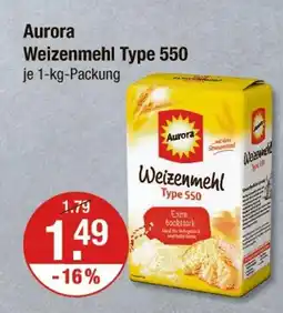 V Markt Aurora weizenmehl type 550 Angebot