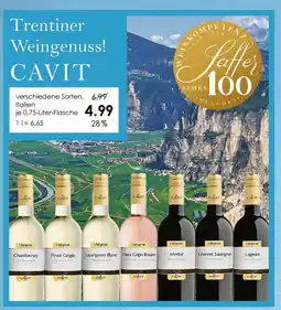 V Markt Trentiner weingenuss cavit Angebot