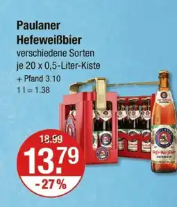 V Markt Paulaner hefeweißbier Angebot