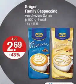 V Markt Krüger family cappuccino Angebot