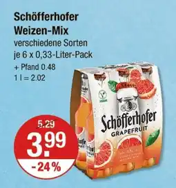 V Markt Schöfferhofer weizen-mix Angebot