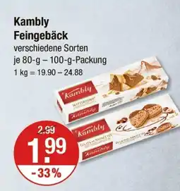 V Markt Kambly feingebäck Angebot