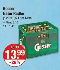 V Markt Gösser natur radler Angebot