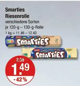 V Markt Smarties riesenrolle Angebot