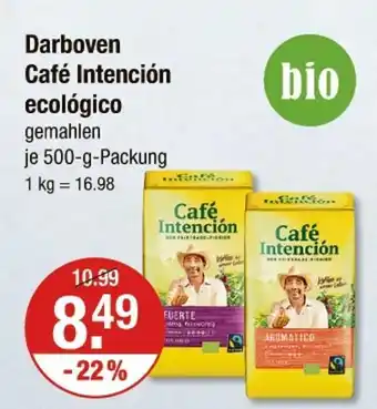 V Markt Darboven café intención ecológico Angebot