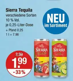 V Markt Sierra tequila Angebot
