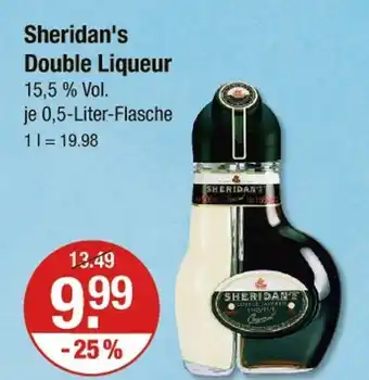 V Markt Sheridan's double liqueur Angebot