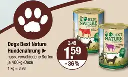 V Markt Dogs best nature hundenahrung Angebot