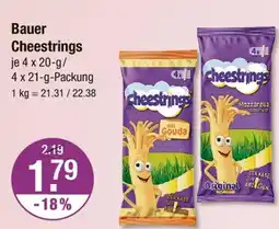 V Markt Bauer cheestrings Angebot