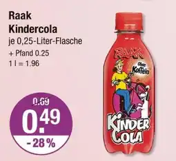 V Markt Raak kindercola Angebot