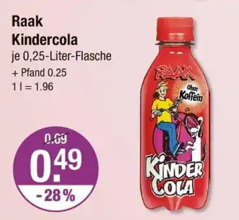 V Markt Raak kindercola Angebot