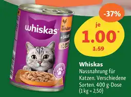Fressnapf Whiskas Nassnahrung für Katzen. Angebot