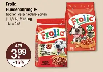 V Markt Frolic hundenahrung Angebot