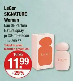 V Markt Leger signature woman Angebot